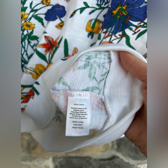 SOLD Talbots Sweater Colorful Floral Botanical Feminine Boho Spring Statement - Picture 5 of 8